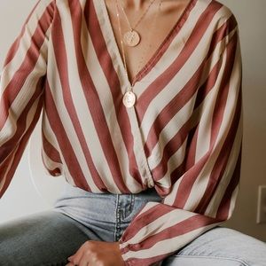 Dolman Sleeve V-neck Blouse | Size: S| Brand: Mustard Seed| Women